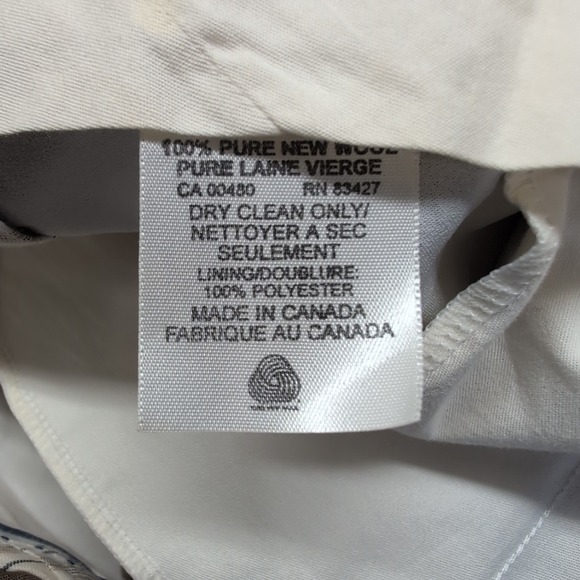 Ballin Pants Mens 36 Brown Super 120s Wool Dress Trousers Pleated Made Canada - Picture 8 of 8